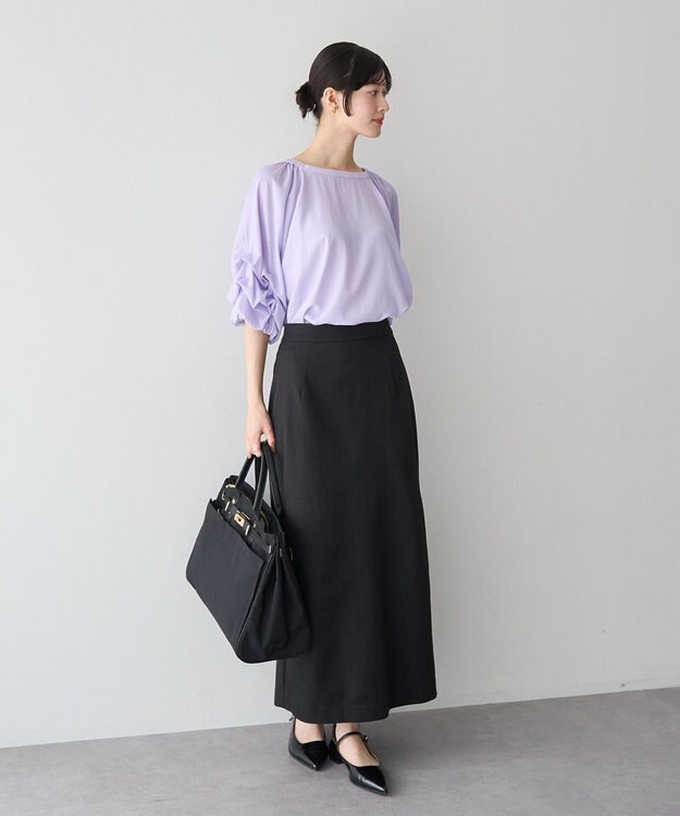YECCA VECCA ホイップスリーブブラウス Lavender