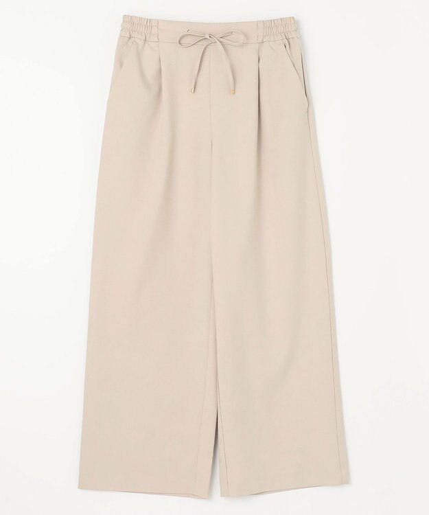 ANY 【ウエストゴム/ストレッチ/セットアップ可】イージィケアストレッチワイドパンツ ベージュ