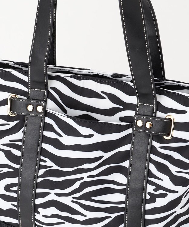LA BAGAGERIE ベルテッド2WAYトート ゼブラ