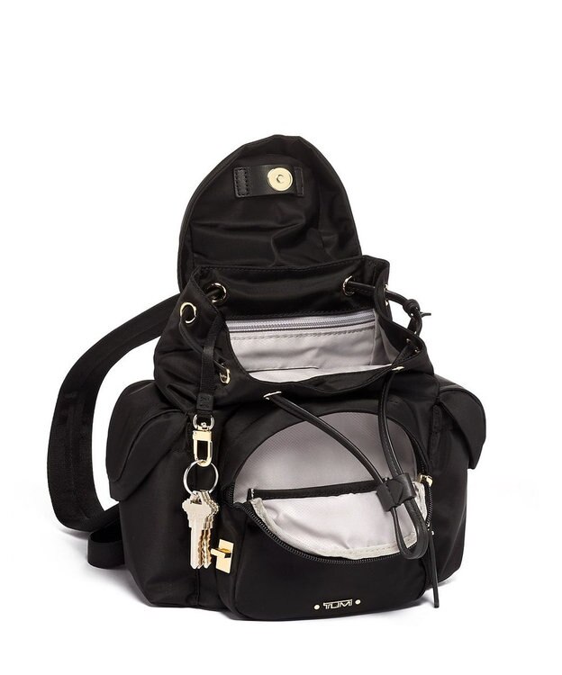 TUMI レディス  VOYAGEUR discon SOFIA BACKPACK ブラック