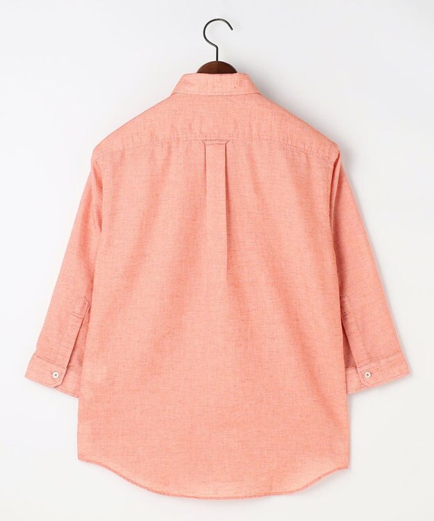 JOSEPH ABBOUD 【サステイナブル・JAPANファブリック】ソアロンパナマシャンブレーシャツ オレンジ系