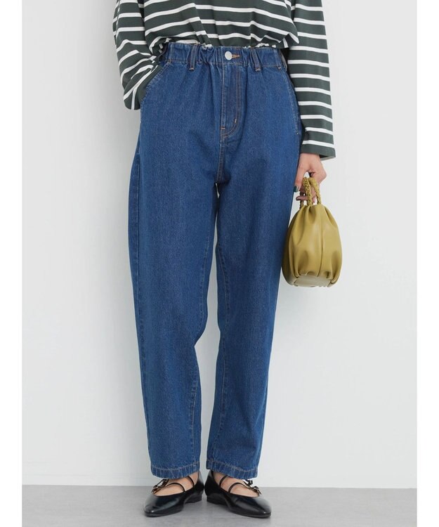 AMERICAN HOLIC デニムバルーンタックパンツ Indigo