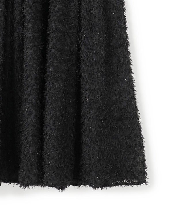 23区 【滝沢眞規子さん着用/一部店舗限定/洗える】ニットコンビジャカード ワンピース ブラック系