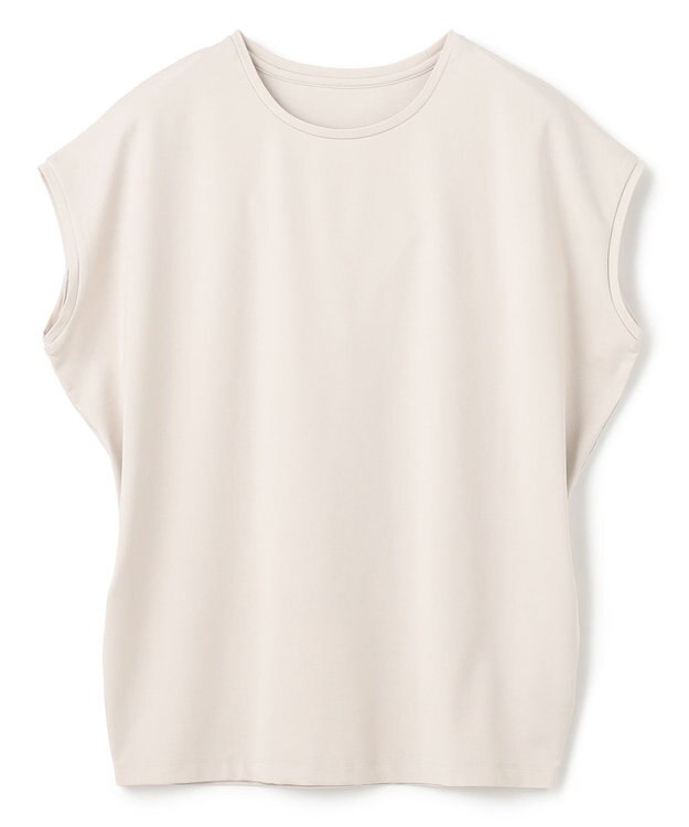 UNFILO BEAUTY FORM フレンチスリーブTシャツ グレージュ