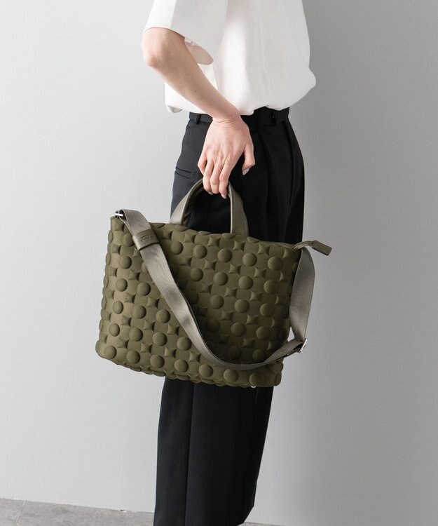 MIYABIYA 【撥水加工】La quoh with kirakaracho 2wayトート 鶯（カーキ）