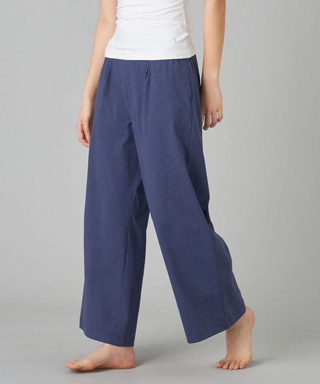 Chacott Chacott BALANCE EasyCare+ワイドパンツ ネイビー