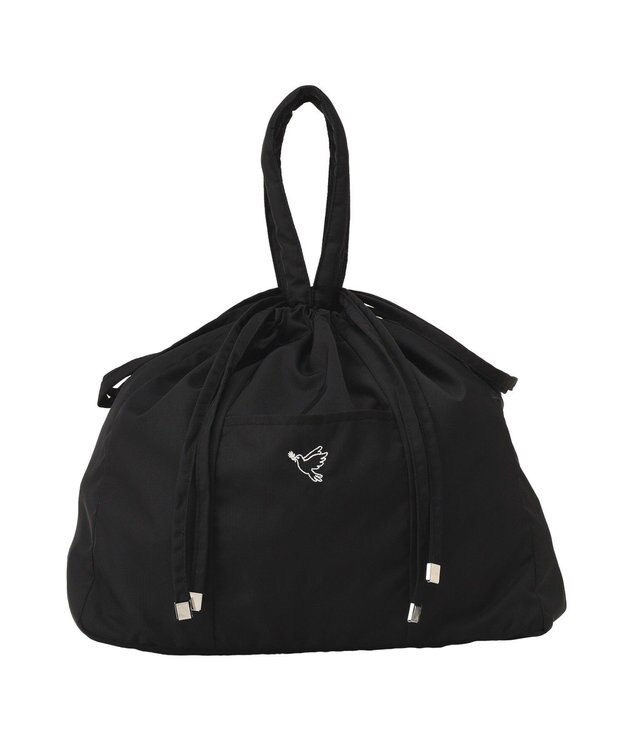 Green Parks ■ＷＩＴＨ　ＫＵＲＵＭＩ．Ｎ　２ｗａｙ巾着バッグ Black