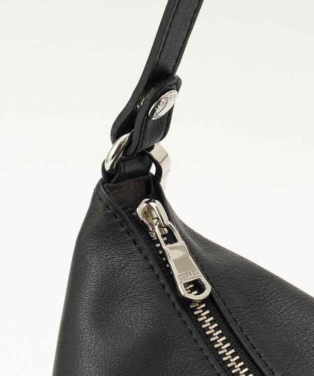 russet 《3/4～価格改定》ソフトレザーシンプルショルダーバッグ(CE-1328-WEB) Black2