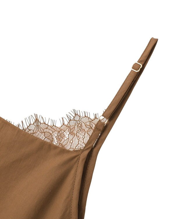 YECCA VECCA レースキャミソール Brown