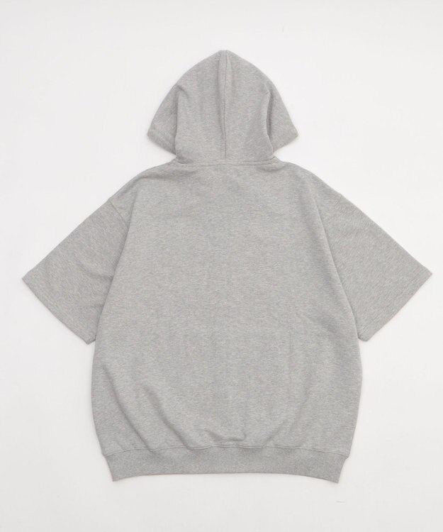 WEGO 【ユニセックス着用ITEM】カレッジロゴジップパーカー（SS） 杢グレー