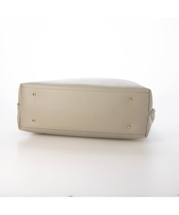 UNBILLION ペルケ perche / WEB直営限定・牛革ユーティリティA4・2wayトートバッグ ライトグレー