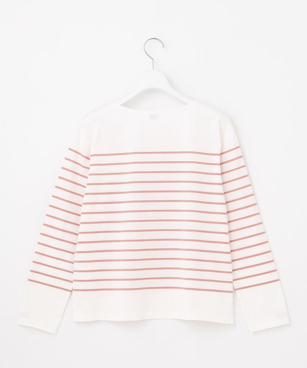 J.PRESS LADIES バスクボーダー カットソー ピンクボーダー系