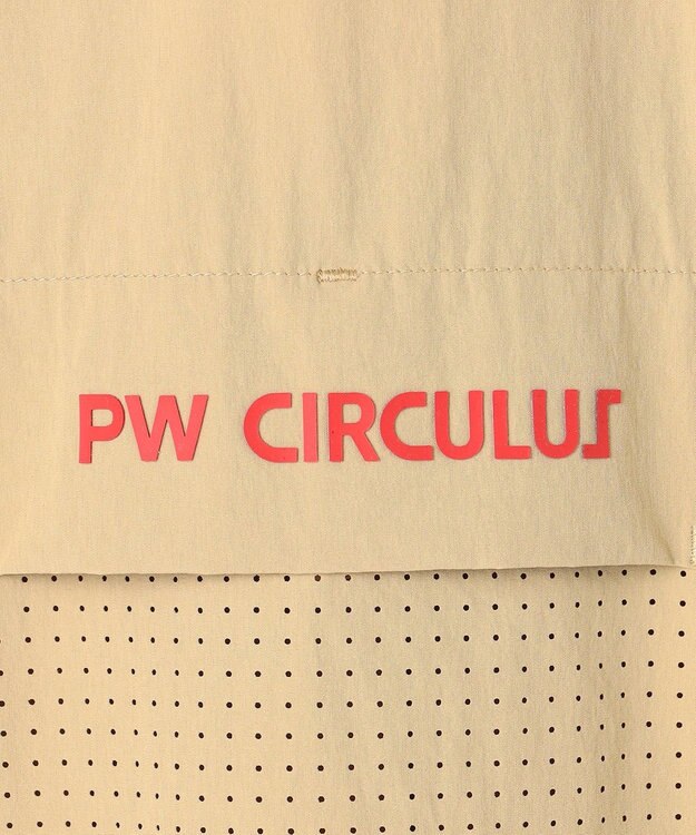 PW CIRCULUS 【すっきり見え袖】【WOMEN】サファリシャツ ゴルフウェア レディース ベージュ系