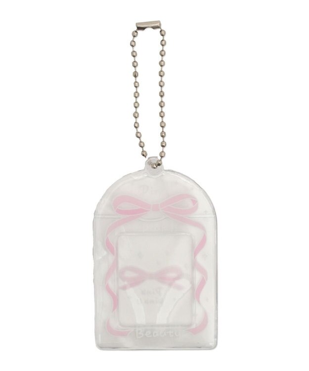 WEGO 【痛バ＆推し活グッズ】ラメクリアIDフォトケースキーホルダー 柄1