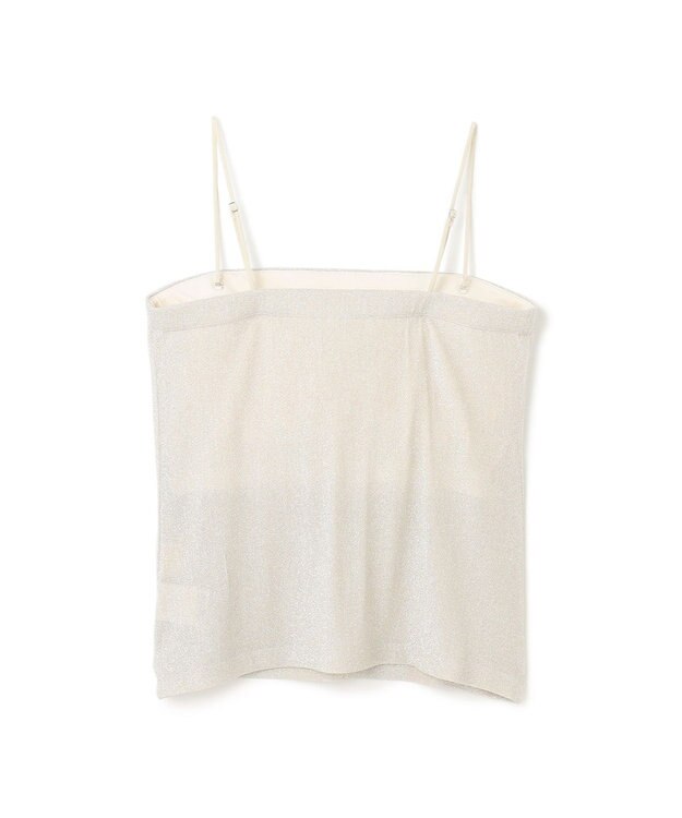 GRACE CONTINENTAL ラメベアトップ シルバー