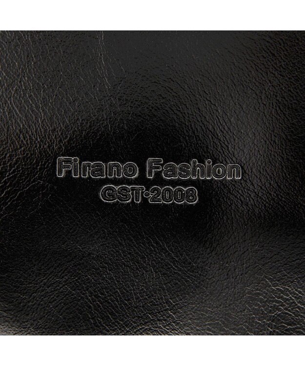 MioFIRANO ベルトハンドルボストンバッグ　FR エフアール BLACK