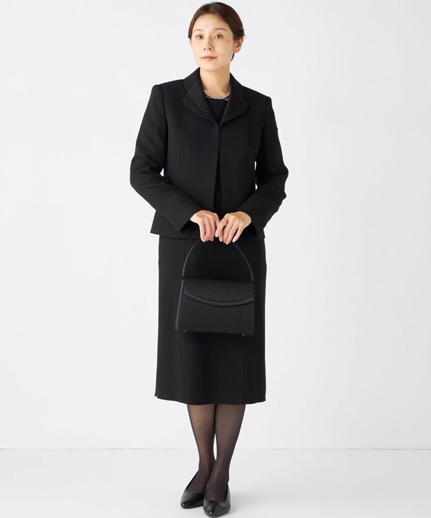 自由区 FORMAL 【定番】シンプルハンドバッグ ブラック系