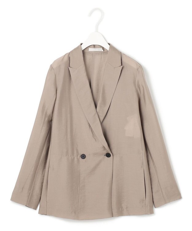 ICB 【接触冷感・速乾・洗える】 リヨセルシアー ジャケット クリームブラウン系