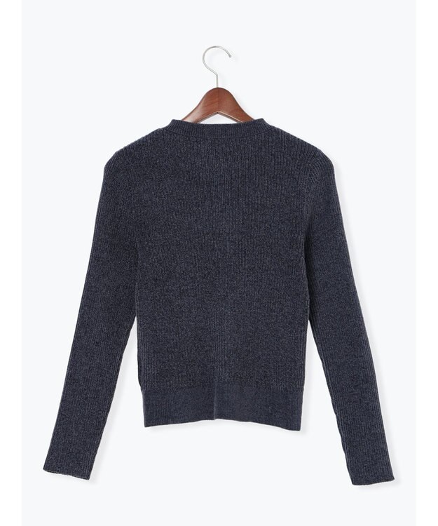 Te chichi モールリブカーディガン チャコールグレー