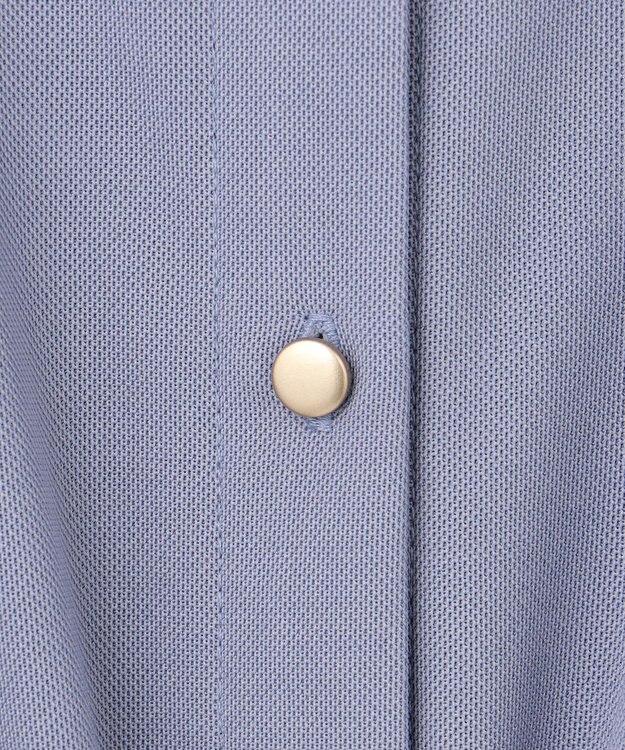 ANY SIS 【洗える】カナパジャージー ワンピース ライトブルー