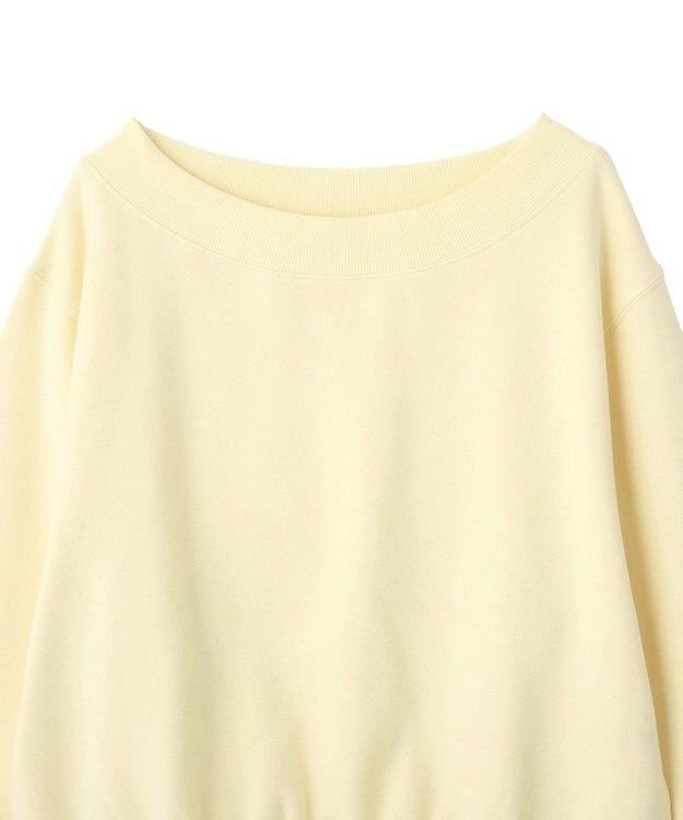 earth music&ecology 裾スリット裏毛プルオーバー Yellow