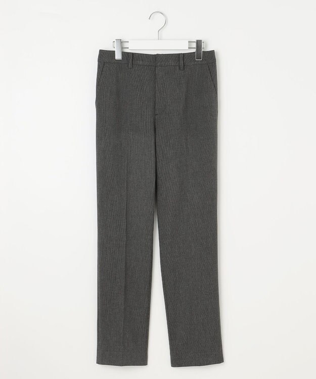 J.PRESS LADIES T/Rアルガンシルク テーパード パンツ ライトグレー系