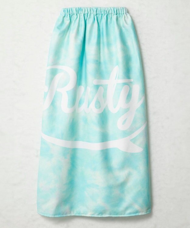 OP／FILA 【RUSTY】タイダイ柄巻きタオル グリーン
