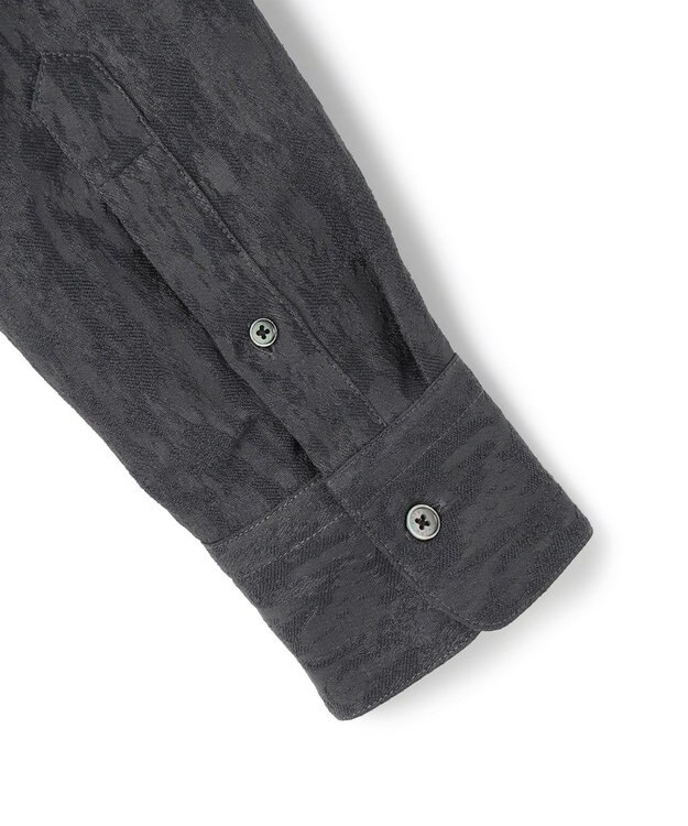 JOSEPH HOMME 【新素材】テクノスラブジャガード 　レギュラーカラーシャツ グレー系