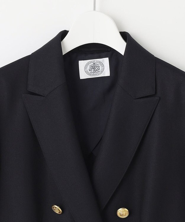 J.PRESS LADIES オックス ダブル テーラードジャケット ネイビー系