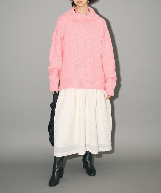 Green Parks ジャガードキャミワンピース Off White