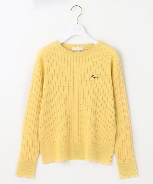 ANY SIS 【貴島明日香さんコラボ】ケーブル ニャット イエロー