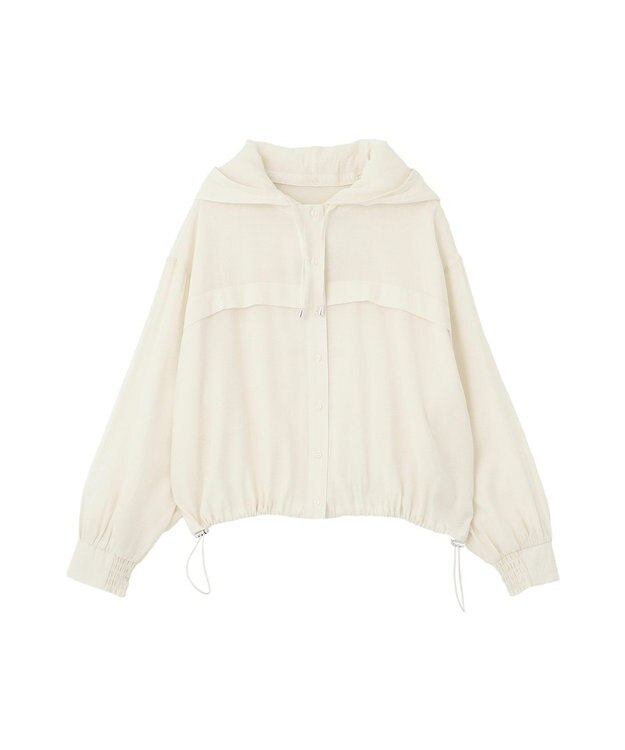 earth music&ecology 【予約】シアーシャツブルゾン ブラック