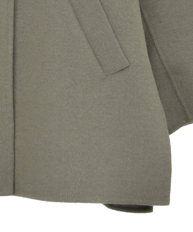 YECCA VECCA ウールMIXリバーミドル丈コート Dark Beige