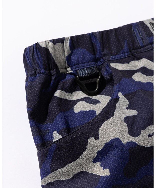 JOSEPH ABBOUD MOUNTAIN 【CREA掲載・ストレッチ/軽量/撥水】 エンボスカモフラージュ ショーツ ネイビー系6