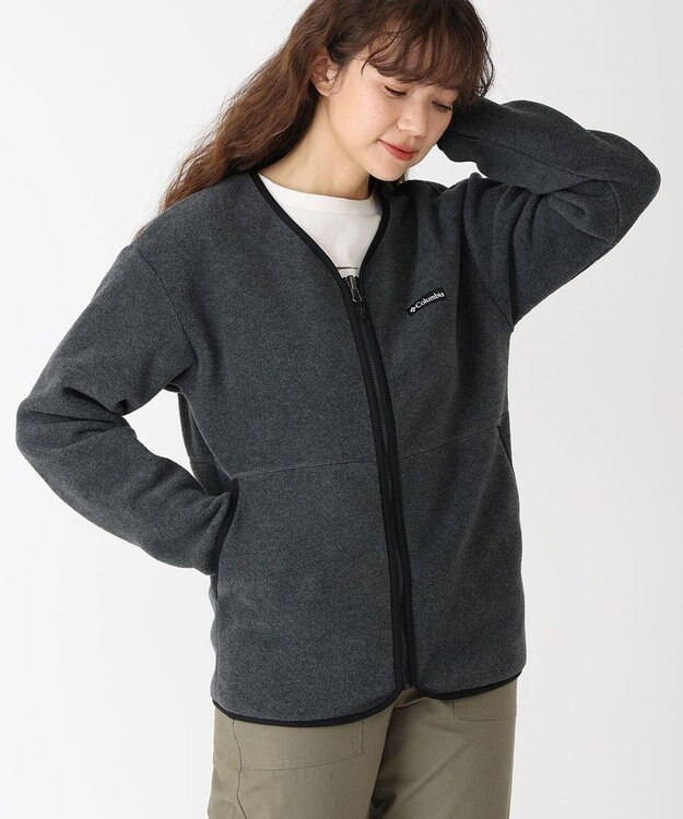 Columbia Columbia/ ウィメンズナビダッドループフリースジャケット /コロンビア Charcoal Heather