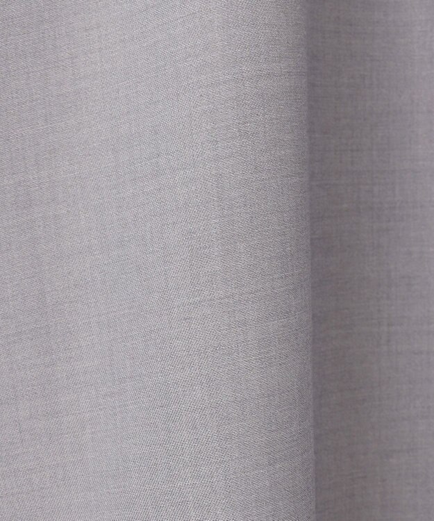 J.PRESS YORK STREET 【WOMEN】バックドレープ シャツワンピース ライトグレー系