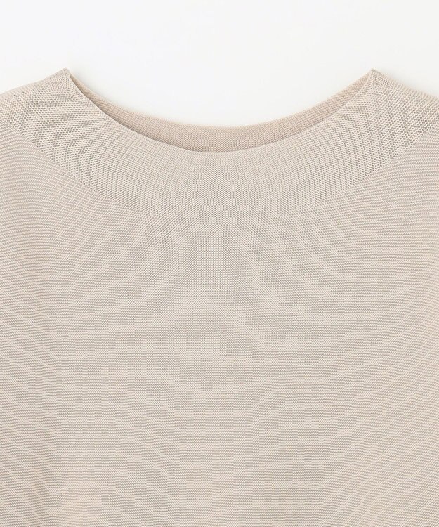 ANY 【洗濯機可】パフスリーブガーターニット サンドベージュ