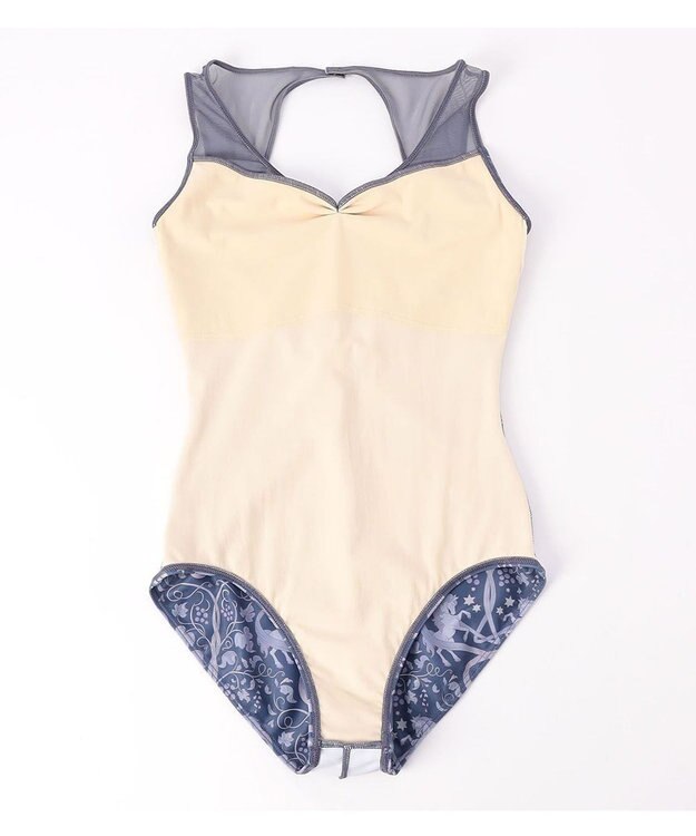 Chacott ノースリーブレオタード ブルーPT