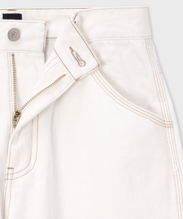 Paul Smith コントラストステッチ カーペンターパンツ ホワイト