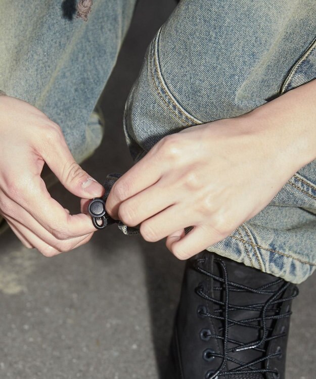 WEGO スウィッチングデニムカーゴパンツ デニム淡加工色