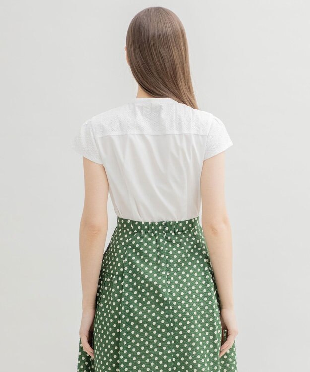 TOCCA 【洗える！】GLASS ブラウス ホワイト系