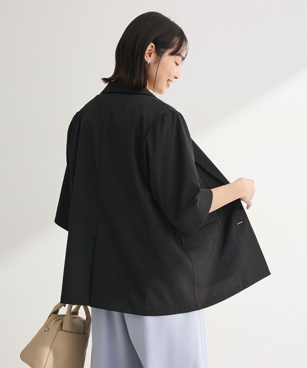 Green Parks シングル半袖ジャケット Black