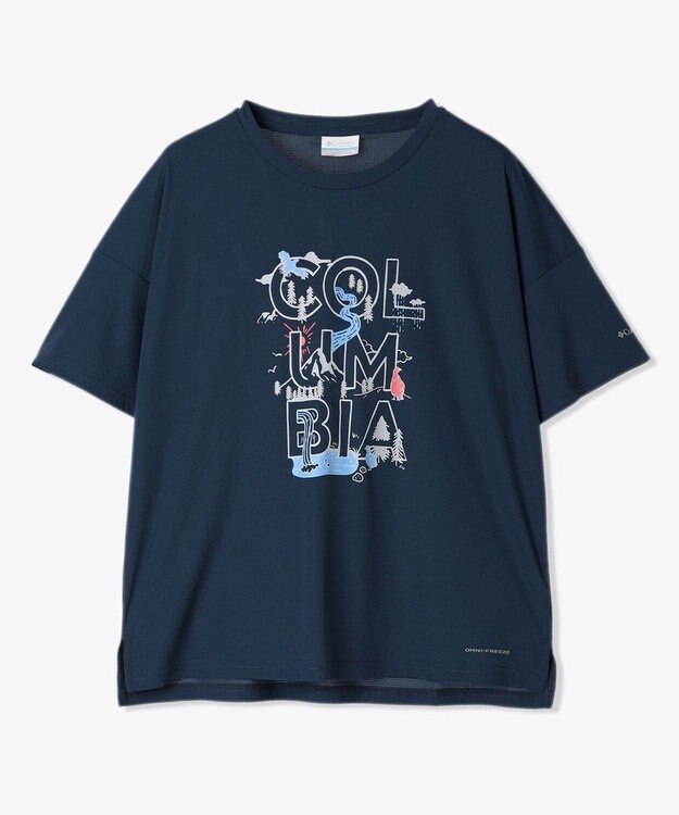 Columbia Columbia/ ウィメンズローハイクオムニフリーズショートスリーブTシャツ /コロンビア Columbia Navy