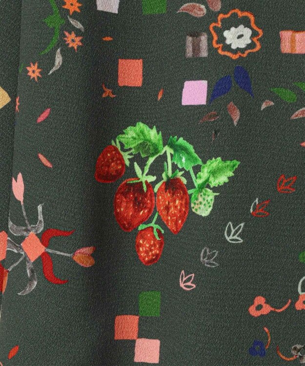 Paul Smith Keepsakeプリント ワンピース カーキ