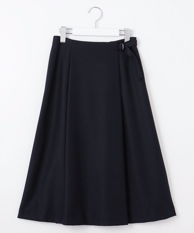 J.PRESS LADIES 【セットアップ対応】コンパクトジャージー スカート ネイビー系