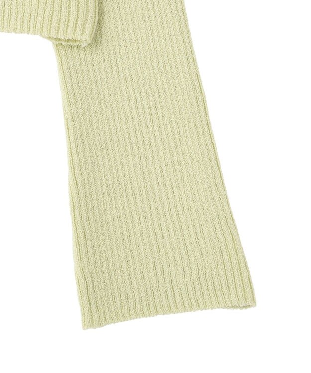 earth music&ecology 【予約】リブクロップドカーディガン ミント