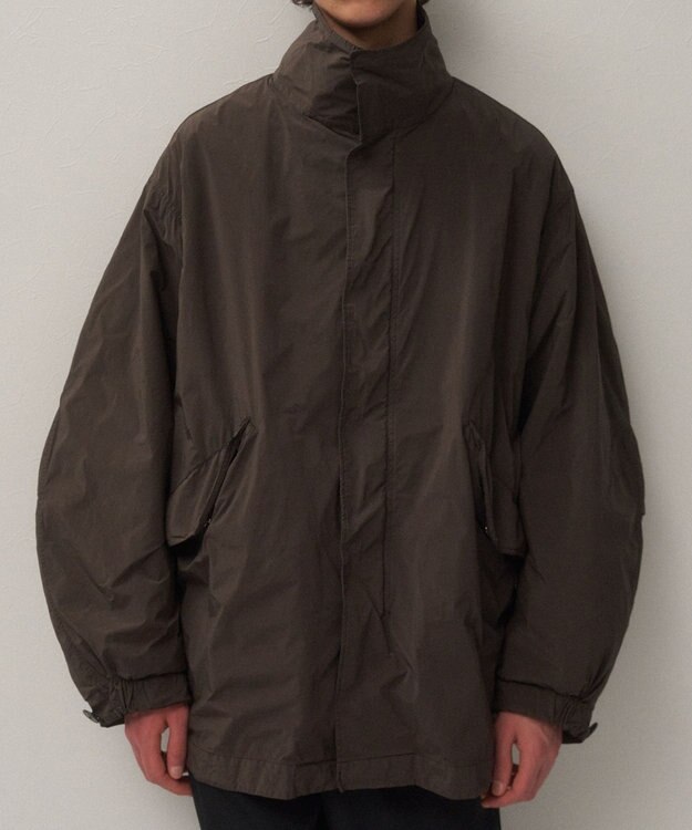 ATON AIR WEATHER | ショートモッズコート - UNISEX BROWN