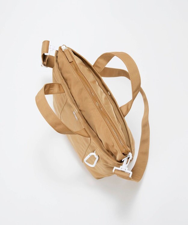 TOPKAPI 【Breath TOPKAPI】CHILLGO 保冷バッグ付き ショルダー付き ナイロン トートバッグ M / 撥水 ベージュ