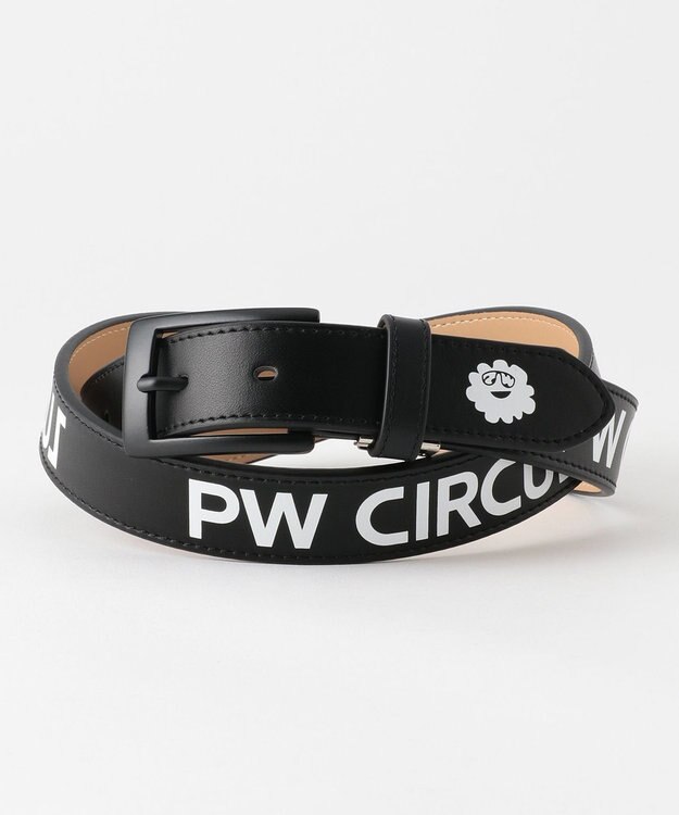 PW CIRCULUS 【UNISEX】ロゴ ベルト ブラック系