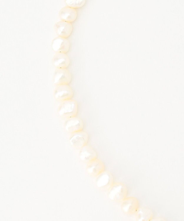 TOCCA OPEN CLOVER PEARL NECKLACE 淡水バロックパール 2WAY ネックレス ゴールド系